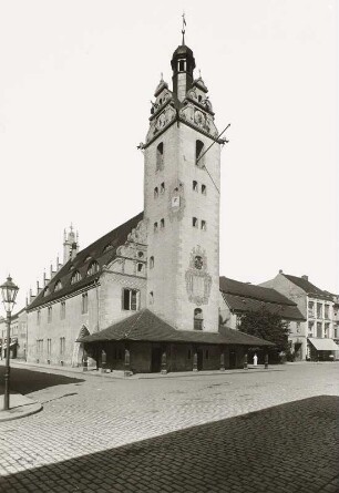 Fürstenwalde, Rathaus : Fürstenwalde. Rathaus. Ansicht von Südosten