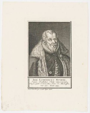 Bildnis des Ioh. Ludovicus Pfyfer