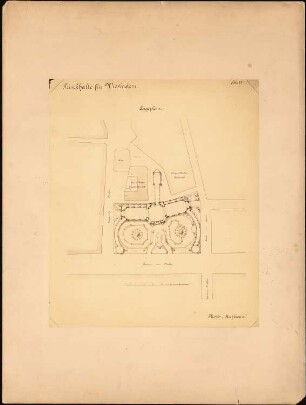 Kurmittelhalle, Wiesbaden: Lageplan mit Grundriss