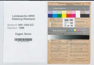 Entnazifizierung Bruno Eggert, geb. 08.06.1895 (Lehrer)