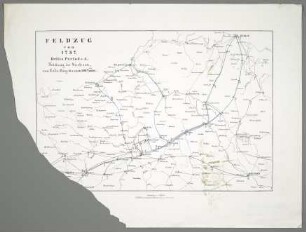 Feldzug von 1757. Dritte Periode A. Feldzug in Sachsen, von Ende Aug. bis zum 5ten Novbr.
