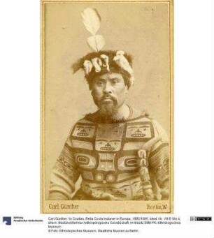 Ya Coutlas, Bella Coola Indianer in Europa, 1885/1886