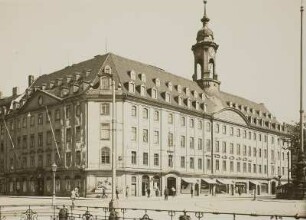 Dresden, Neustädter Markt : Dresden. Neustädter Rathaus. Eckansicht