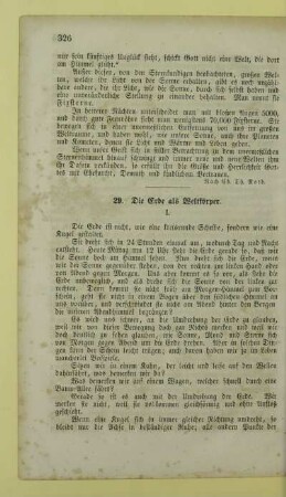 29. Die Erde als Weltkörper