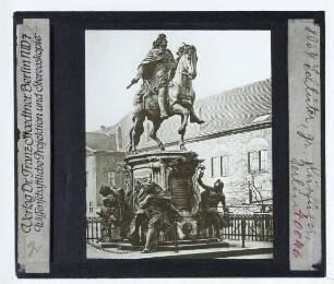 Berlin, Schlüter, Reiterstandbild des Großen Kurfürsten