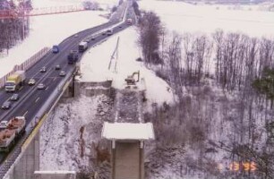 Podelsatzbrücke, Luftaufnahme