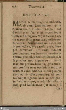 Epistola LVII.