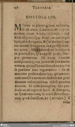 Epistola LVII.