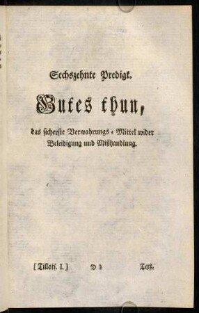 417-438, Sechszehnte Predigt.