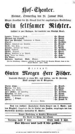 Guten Morgen Herr Fischer