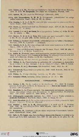 Bibliographie – Typographie (Nr. 1318-1360)
