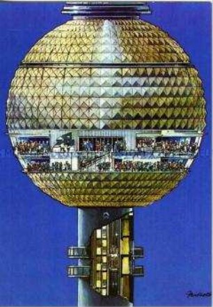 Die Kugel des Berliner Fernsehturmes