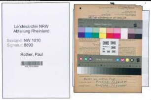 Entnazifizierung Paul Rother , geb. 09.03.1914 (Schaeftemacher)