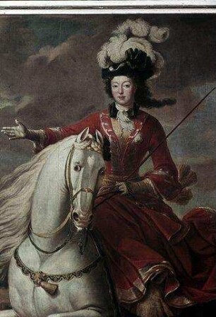 Reiterbildnis der Elisabeth Charlotte Prinzessin von Orléans, Herzogin von Lothringen
