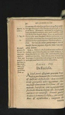 Caput VII. De Ecclesia.
