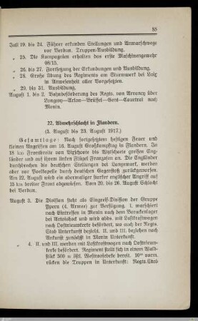 22. Abwehrschlacht in Flandern