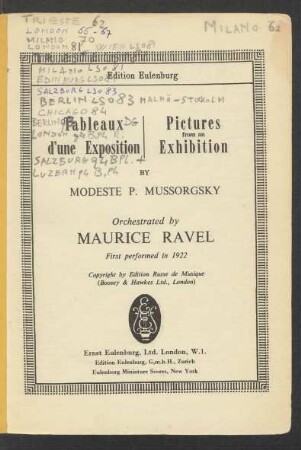 Tableaux d'une exposition