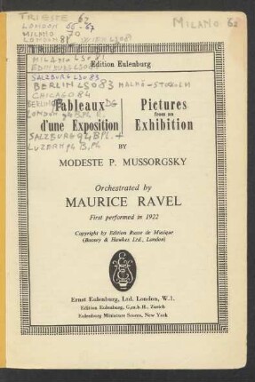 Tableaux d'une exposition