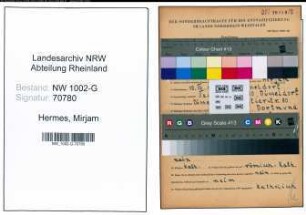 Entnazifizierung Mirjam Hermes, geb. 10.07.1912 ()
