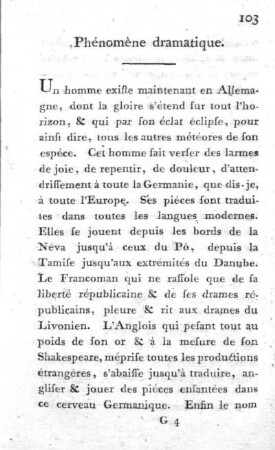 Phénomène dramatique