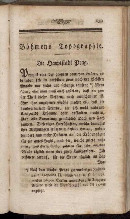 Böhmens Topographie.