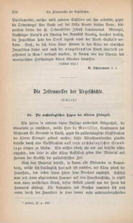 270-286 Die Zeitenmesser der Urgeschichte : Schluß