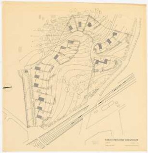 Bebauungsplan Künstlerkolonie, Darmstadt: Lageplan 1:500