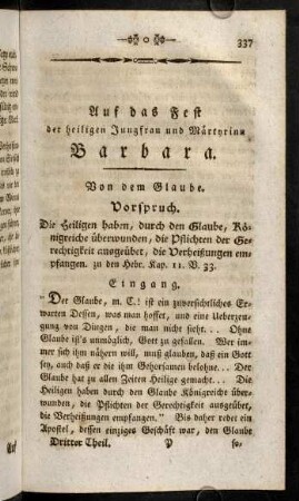 337-348, Vorspruch; Eingang; Erster Theil