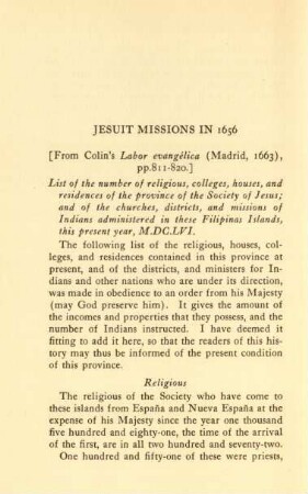 Jesuit missions in 1656