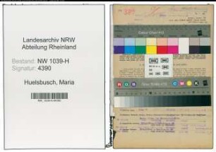 Entnazifizierung Maria Huelsbusch , geb. 21.02.1907 (Lehrerin)