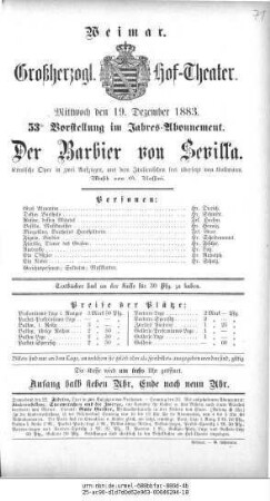 Der Barbier von Sevilla