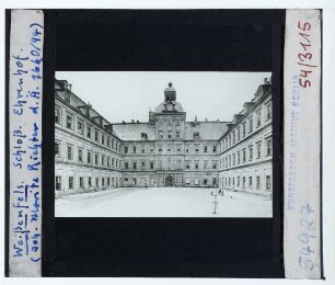Weißenfels, Schloss Neu-Augustusburg : Außenansicht, Ehrenhof