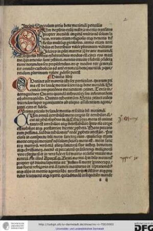 Cum de presentis exilii miseria mortis transitus propter moriendi imperitiam multis non solum laicis...