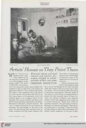 81.1925 = Nr. 340: Artists' homes as they paint them