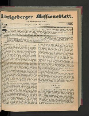 No 12. 1894.