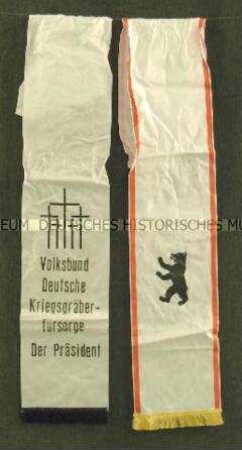 Kranzschleife zum Volkstrauertag November 2007