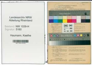 Entnazifizierung Kaethe Haumann , geb. 10.04.1900 (Lehrerin)