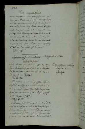 Diplomatische Sammlung