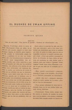 El duende de Swan Upping