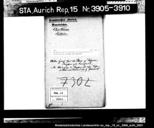 Die dem H.E. de Boer und später der Witwe Groenewold in Ditzum erteilte Erlaubnis zum Kramhandel 1863