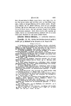 Hähnsche Litteral-Methode, (s. tabellarische Lehrform)