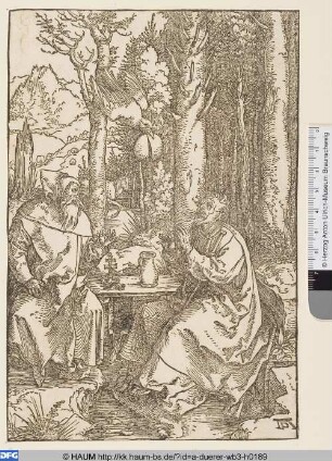 Die heiligen Einsiedler Antonius und Paulus
