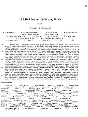 II Libri Iosue, Iudicum, Ruth