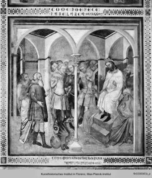 Mosesszenen : Moses und Aaron vor Pharao