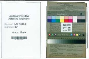 Entnazifizierung Maria Amort , geb. 12.11.1906 (Sparkassenangestellte)