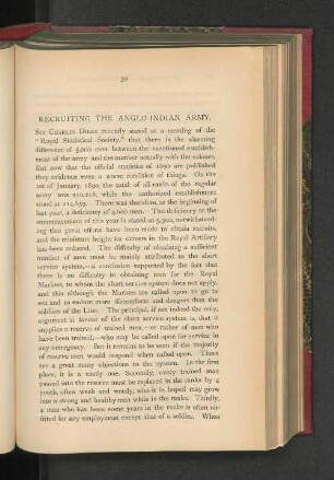 Recruiting the Anglo-Indian Army.