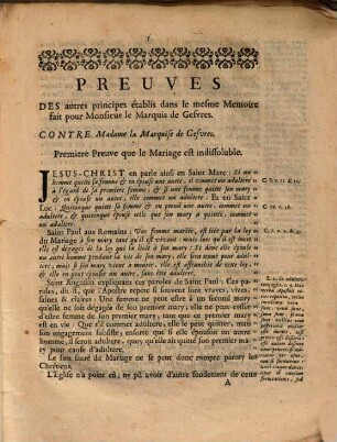 Preuves du principe établi dans le premier Memoire