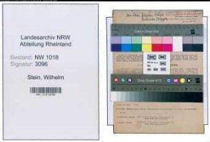 Entnazifizierung Wilhelm Vom Stein , geb. 30.04.1884 (Lehrer)