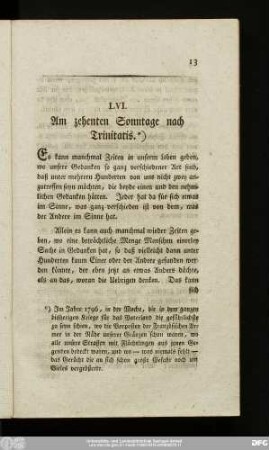 LVI. Am zehenten Sonntage nach Trinitatis.