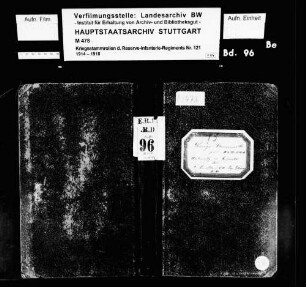 Kriegsstammrolle des 1. Landsturm-Rekrutendepots